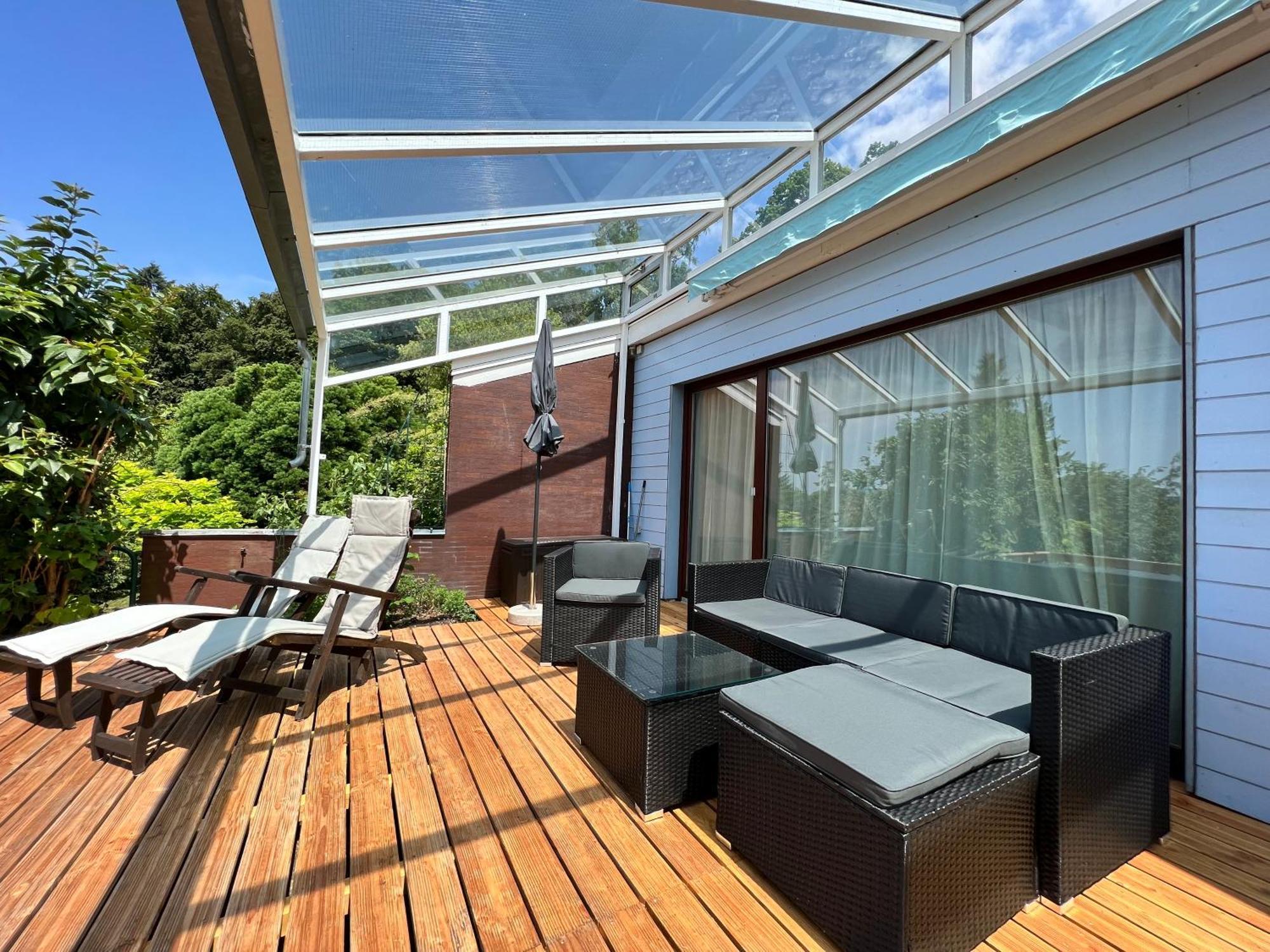 Ferienhaus Wellnesshuette Mit Aussenwhirlpool Und Herrlichem See-Und Alpenblick Uberlingen Extérieur photo